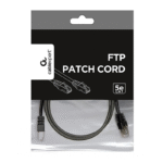 Patch cord Cablexpert PP22-1M/BK, Cat5e FTP, 1m, Negru - Image 6