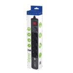 Prelungitor electric Energenie SPG5-U2-5, 5 Prize, 1,5m, Negru - imagine 2