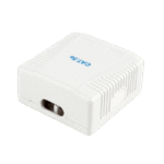 Priză pentru montare pe perete Cablexpert NCAC-2F5E-01, Alb - Image 3