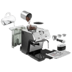 Cafetiera manuala DeLonghi EC9155.MB, 1400W, Negru - imagine 10