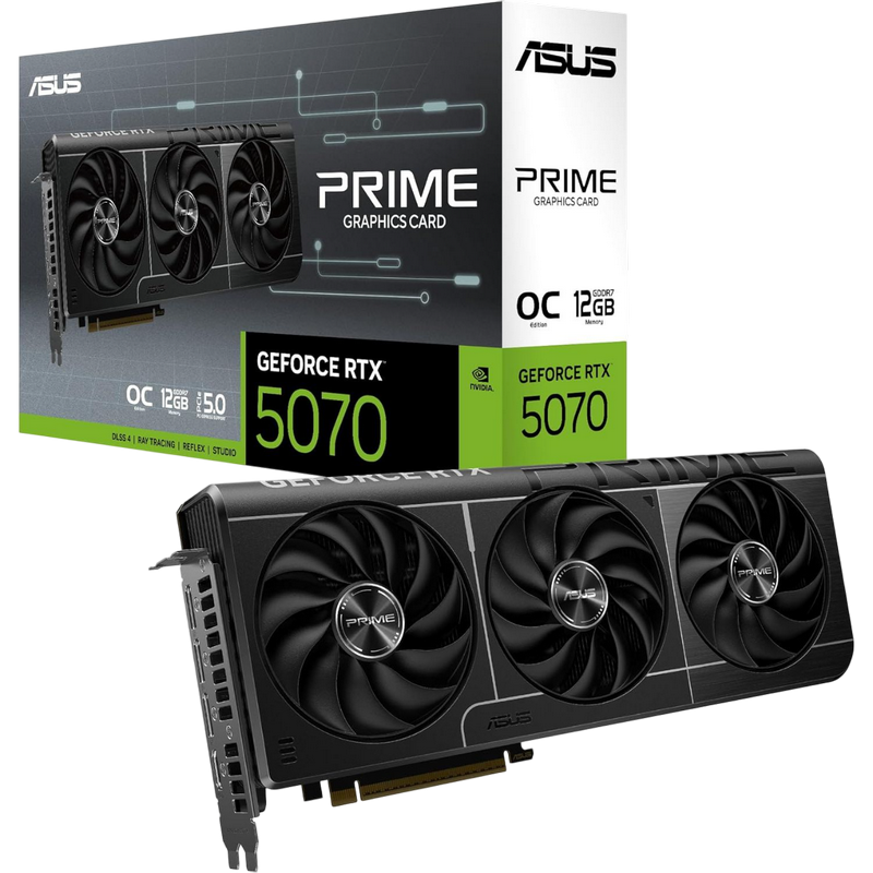 c110fa31-b9e4-4141-8375-52dc46aca347 Placă Video ASUS PRIME-RTX5070-O12G, 12GB GDDR7 192bit - Image 1