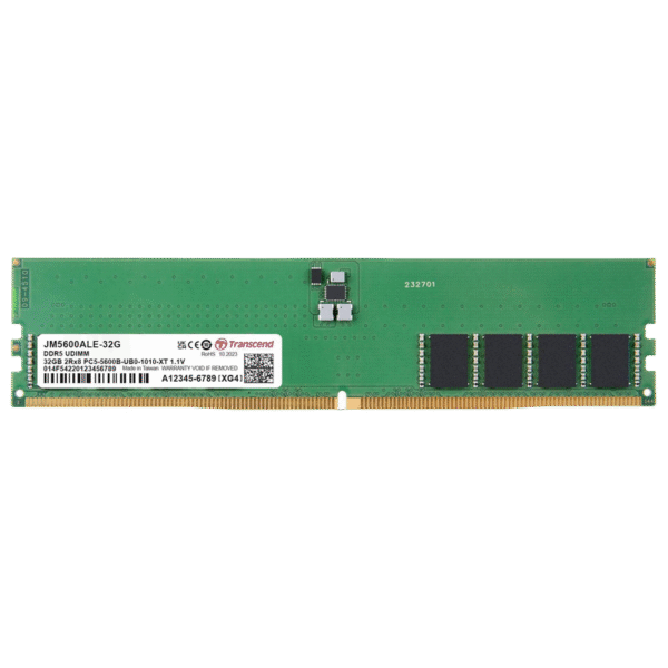 Memorie RAM Transcend JetRam, DDR5 SDRAM, 5600 MHz, 32 GB, JM5600ALE-32G