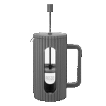 Cafetiera French Press RESTO 90535, 1L, Gri inchis - Image 7
