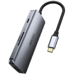 Adaptor Hub Choetech HUB-M19, Gri - Image 5