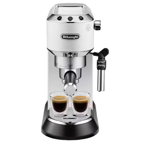 Cafetiera manuala DeLonghi Dedica Pump Espresso, 1300W, Alb