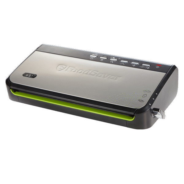 Aparat de vidat FoodSaver FFS005X-01, Oțel inoxidabil, Negru
