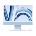 Computer All-in-One Apple iMac A2873, 24", M3 with 8-core CPU and 10-core GPU, 16GB/1024GB, macOS Sonoma, Albastru