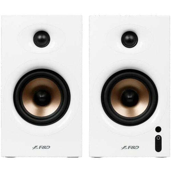 Sistem audio 2.0 CH F&D R23BT, Alb