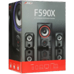 Boxe pentru calculator 2.1 CH F&D F590X, Negru - imagine 3
