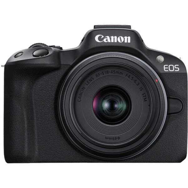 Aparat Foto Mirrorless Canon n EOS R50 Black & RF-S 18-45mm f/4.5-6.3 IS STM & RF-S 55-210mm f/5-7.1 IS STM KIT