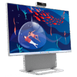 Computer All-in-One Lenovo Yoga AIO 7 27APH8, 27", AMD Ryzen 7 8845HS, 16GB/1024GB, Windows 11 Home SL, Cloud Grey - Image 4