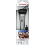 Microfon Karaoke Thomson M151, Fără fir/Cu fir, Argintiu - Image 4