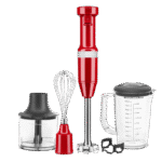 Blender de mână KitchenAid 5KHBV83EER, Roșu
