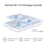 Sistem Wi-Fi Mesh MERCUSYS Halo H80X (3-pack), Alb - imagine 11