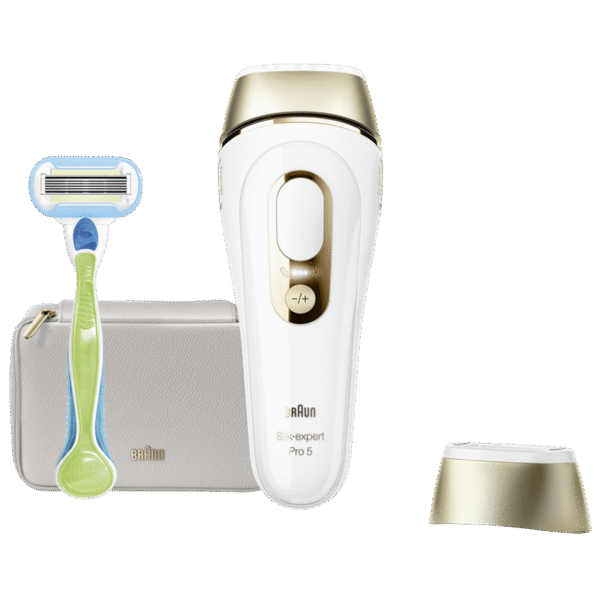 Fotoepilator Braun Silk-expert Pro 5 PL5052, Alb | Auriu