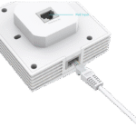 Punct de acces TP-LINK EAP650-Wall, 574 Mbps, 2402 Mbps, Alb - imagine 2
