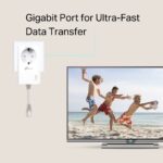 Powerline Adapter  TP-LINK TL-PA7017P KIT, AV1000, 1000 Mbps, Alb - Image 3