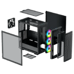 Carcasă PC Deepcool CK560, Midi-Tower, ATX PS2 , Negru - imagine 10