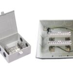 Box for plinths, 30 pairs distribution box without krone moudle