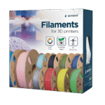 Filament pentru imprimantă 3D Gembird 3DP-ABS1.75-01-Y, ABS, Galben , 1.75 mm, 1kg
