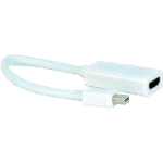 Adaptor Video Cablexpert A-mDPM-HDMIF-02-W, MiniDP (M) - HDMI (F), 0,15m, Alb