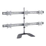 Suport birou pentru monitoare Reflecta PLANO DeskStand 23-1010 S, Argintiu