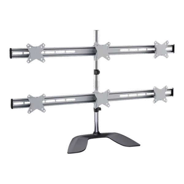 Suport birou pentru monitoare Reflecta PLANO DeskStand 23-1010 S, Argintiu