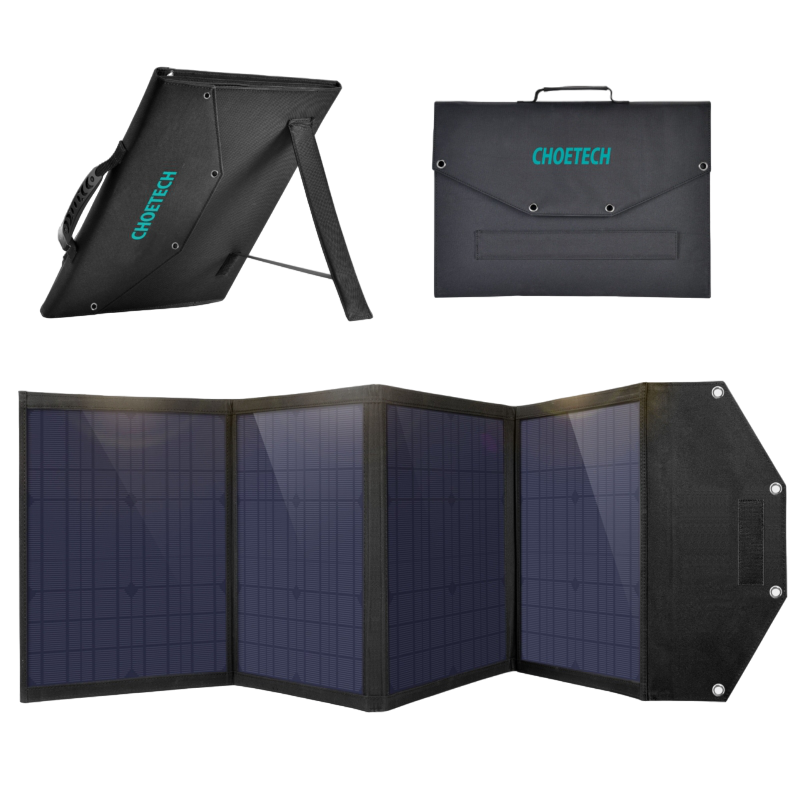 d01f56b6-0582-49af-a7d8-b19e3d32a72d Încărcător solar Choetech SC009, Negru - Image 1