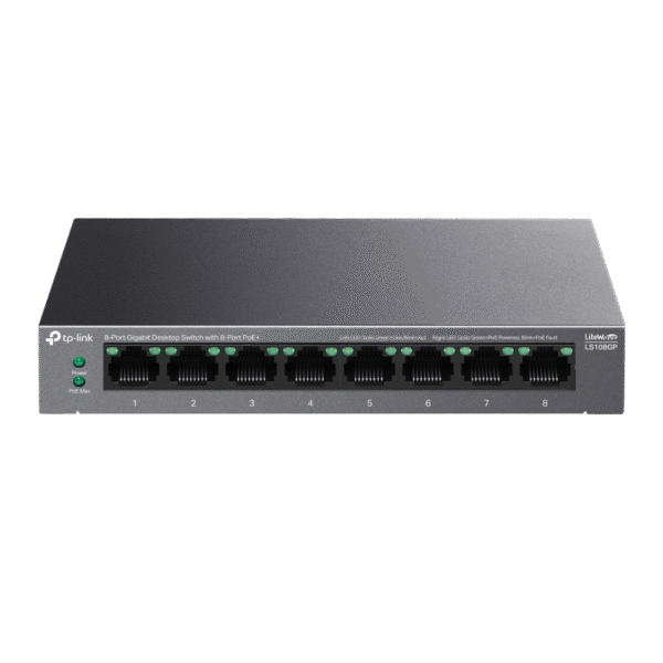 Comutator PoE TP-LINK LS108GP, 802.3af/at PoE+