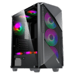 Carcasă PC Gamemax Revolt, Midi-Tower, Fără PSU, Negru