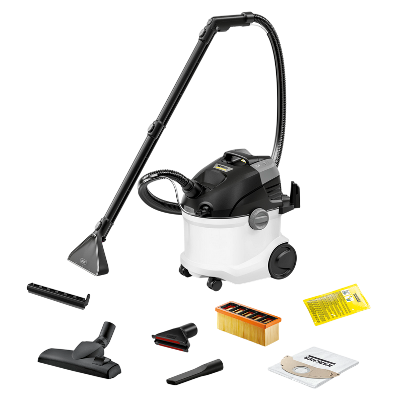 d0b0c673-c3d6-4ae8-9d13-29ed0efb13a0 Aspirator Karcher SE 5 + Aspirator Manual CVH 2, Alb - Image 1