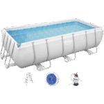 Piscină cu cadru metalic Bestway 56442, 6770L, Gri, 56442