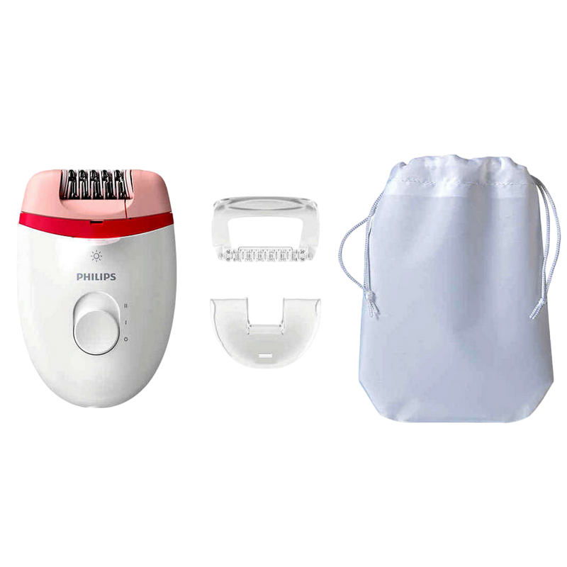 d11bdcfd-cde6-4e2d-9d32-6b9eccf9dffb Epilator PHILIPS BRE255/00, Alb/Roz - Image 1