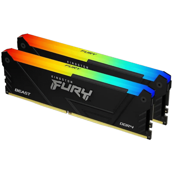 Memorie RAM Kingston FURY Beast RGB, DDR4 SDRAM, 3600 MHz, 16GB, KF436C17BB2AK2/16