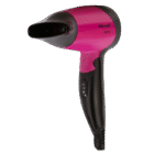 Uscător de păr compact Maxwell MW-2007, 1200 W, Negru | Roz - Image 11