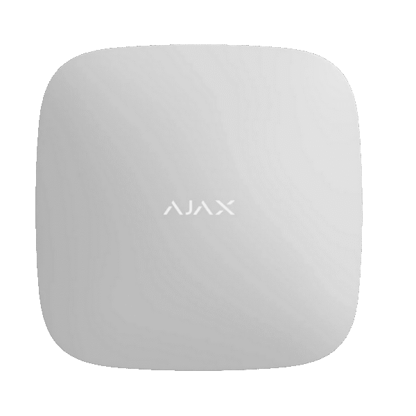 Panou inteligent de control al alarmei Ajax Hub Plus, Alb