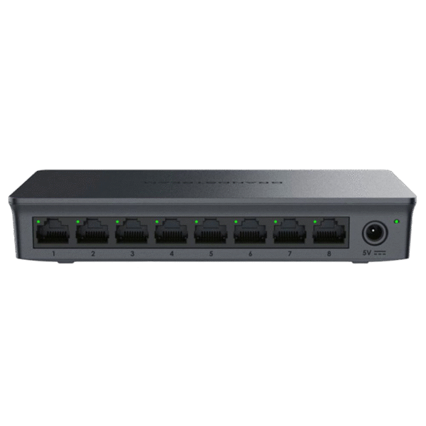 Switch de rețea Grandstream GWN7701, 8x 10/100/1000 Mbps