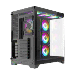 Carcasă PC Gamemax HYPE-A, Midi-Tower, Fără PSU, Negru - Image 4