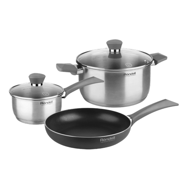 Set de cratițe Rondell RDS-1604 Argintiu