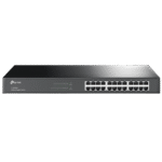 24-port 10/100/1000Mbps Switch TP-LINK "TL-SG1024 RF", 1U 19" Rack Mount, Metal Case (поврежденная у