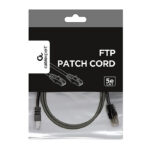 Patch cord Cablexpert PP22-1M/BK, Cat5e FTP, 1m, Negru - Image 4