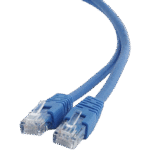 Patch cord Cablexpert PP6U-0.5M/B, Cat6 UTP, 0,5m, Albastru - imagine 5