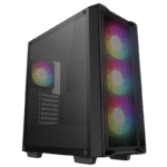Carcasă PC Deepcool CC560 Mesh V2, Midi-Tower, Fără PSU, Negru