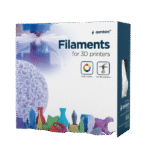 Filament pentru imprimantă 3D Gembird FF-3DP-ABS1.75-02-Y, ABS, Galben , 1.75 mm, 0,6 kg - Image 2