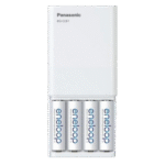 Încărcător Acumulatori Panasonic BQ-CC87USB, Alb