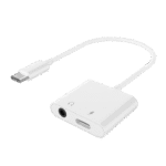 Audio Adaptor Cablexpert A-CM-3.5FP-01, USB Type-C (M) - 3.5mm 4-pin (F), 0,01m, Alb