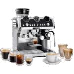 Cafetiera manuala DeLonghi EC 9865.M, 1450W, Oțel inoxidabil - imagine 3