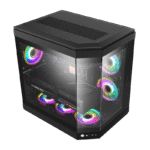 Carcasă PC Gamemax HYPE, Midi-Tower, Fără PSU, Negru - imagine 4