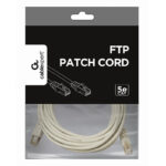 Patch cord Cablexpert PP22-5M, Cat5e FTP, 5m, Gri - imagine 6