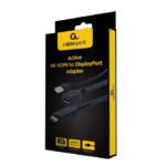 Adaptor Video Cablexpert A-HDMIM-DPF-01, HDMI (M) - DisplayPort, USB Type-A, 0,1m, Negru - imagine 5